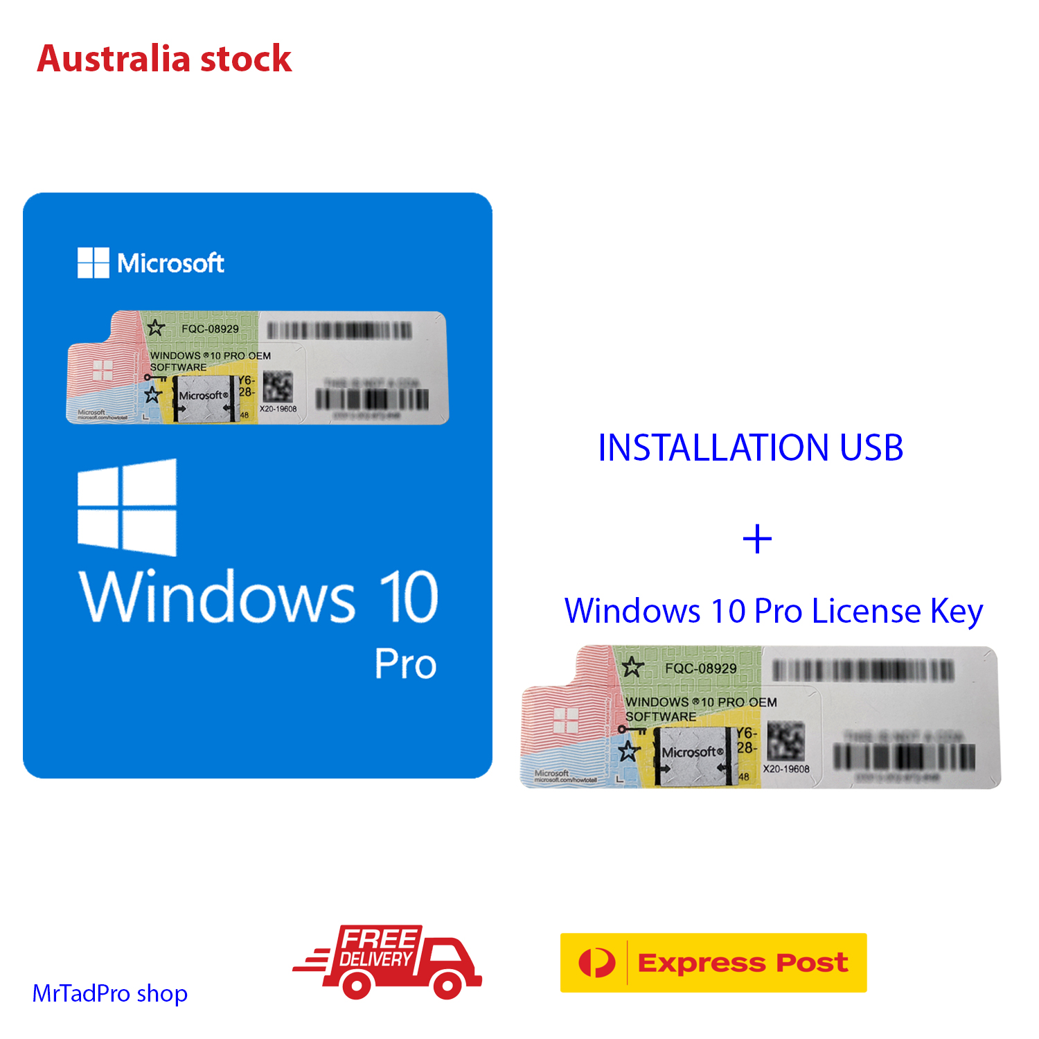 windows 10 pro install usb